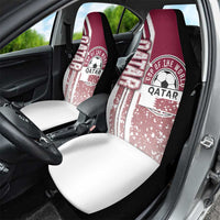 Qatar Football Car Seat Cover The Maroons Soccer - Road To Champion - Wonder Print Shop