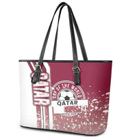 Qatar Football Leather Tote Bag The Maroons Soccer - Road To Champion