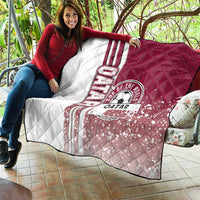 Qatar Football Quilt The Maroons Soccer - Road To Champion - Wonder Print Shop