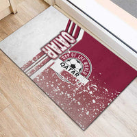 Qatar Football Rubber Doormat The Maroons Soccer - Road To Champion - Wonder Print Shop
