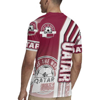 Qatar Football Rugby Jersey The Maroons Soccer - Road To Champion - Wonder Print Shop
