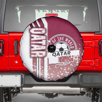 Qatar Football Spare Tire Cover The Maroons Soccer - Road To Champion - Wonder Print Shop