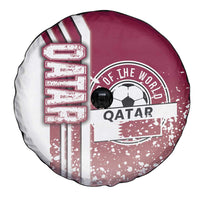 Qatar Football Spare Tire Cover The Maroons Soccer - Road To Champion - Wonder Print Shop