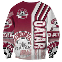 Qatar Football Sweatshirt The Maroons Soccer - Road To Champion - Wonder Print Shop