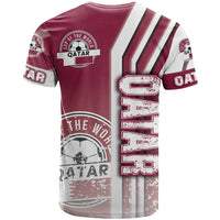 Qatar Football T Shirt The Maroons Soccer - Road To Champion - Wonder Print Shop