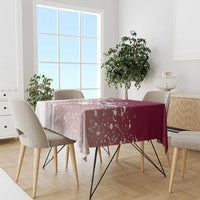 Qatar Football Tablecloth The Maroons Soccer - Road To Champion - Wonder Print Shop