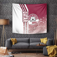 Qatar Football Tapestry The Maroons Soccer - Road To Champion - Wonder Print Shop