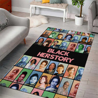 Black Herstory Area Rug The History Of African Women - Wonder Print Shop