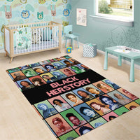 Black Herstory Area Rug The History Of African Women - Wonder Print Shop