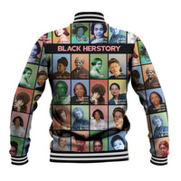 Black Herstory Baseball Jacket The History Of African Women - Wonder Print Shop