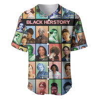 Black Herstory Baseball Jersey The History Of African Women - Wonder Print Shop