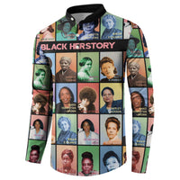 Black Herstory Button Sweatshirt The History Of African Women - Wonder Print Shop