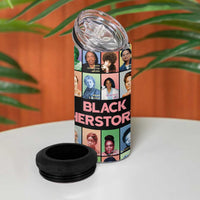 Black Herstory 4 in 1 Can Cooler Tumbler The History Of African Women - Wonder Print Shop