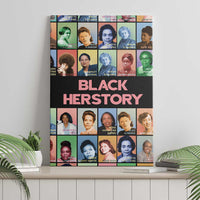 Black Herstory Canvas Wall Art The History Of African Women - Wonder Print Shop