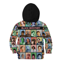 Black Herstory Kid Hoodie The History Of African Women - Wonder Print Shop