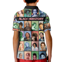 Black Herstory Kid Polo Shirt The History Of African Women - Wonder Print Shop
