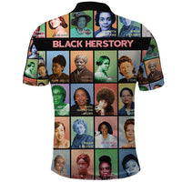 Black Herstory Polo Shirt The History Of African Women - Wonder Print Shop