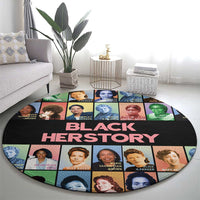 Black Herstory Round Carpet The History Of African Women