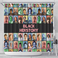 Black Herstory Shower Curtain The History Of African Women
