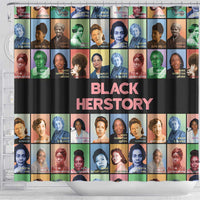 Black Herstory Shower Curtain The History Of African Women