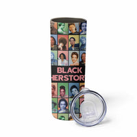 Black Herstory Skinny Tumbler The History Of African Women - Wonder Print Shop