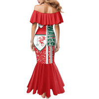 Wales Football Family Matching Mermaid Dress and Hawaiian Shirt The Dragons Soccer - Road To Champion - Wonder Print Shop
