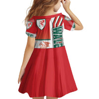 Wales Football Family Matching Off Shoulder Maxi Dress and Hawaiian Shirt The Dragons Soccer - Road To Champion - Wonder Print Shop