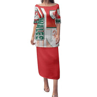 Wales Football Family Matching Puletasi and Hawaiian Shirt The Dragons Soccer - Road To Champion