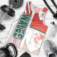 Wales Football Men Tank Top The Dragons Soccer - Road To Champion - Wonder Print Shop