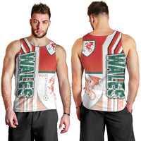 Wales Football Men Tank Top The Dragons Soccer - Road To Champion - Wonder Print Shop