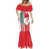 Wales Football Mermaid Dress The Dragons Soccer - Road To Champion - Wonder Print Shop