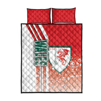 Wales Football Quilt Bed Set The Dragons Soccer - Road To Champion - Wonder Print Shop