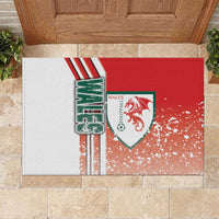 Wales Football Rubber Doormat The Dragons Soccer - Road To Champion - Wonder Print Shop