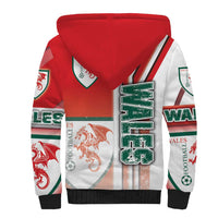 Wales Football Sherpa Hoodie The Dragons Soccer - Road To Champion - Wonder Print Shop