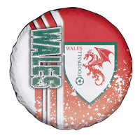 Wales Football Spare Tire Cover The Dragons Soccer - Road To Champion - Wonder Print Shop