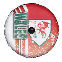 Wales Football Spare Tire Cover The Dragons Soccer - Road To Champion - Wonder Print Shop