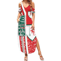 Wales Football Summer Maxi Dress The Dragons Soccer - Road To Champion - Wonder Print Shop