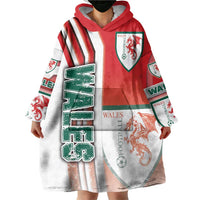 Wales Football Wearable Blanket Hoodie The Dragons Soccer - Road To Champion - Wonder Print Shop