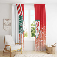 Wales Football Window Curtain The Dragons Soccer - Road To Champion - Wonder Print Shop