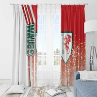 Wales Football Window Curtain The Dragons Soccer - Road To Champion - Wonder Print Shop