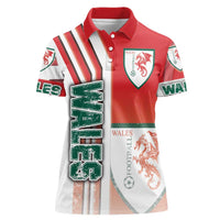 Wales Football Women Polo Shirt The Dragons Soccer - Road To Champion - Wonder Print Shop