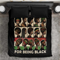 Never Apologize for Being Proudly Black Bedding Set African Human - Wonder Print Shop