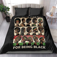 Never Apologize for Being Proudly Black Bedding Set African Human - Wonder Print Shop