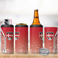 Denmark Football 4 in 1 Can Cooler Tumbler Danish Dynamite Soccer - Road To Champion