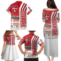 Denmark Football Family Matching Puletasi and Hawaiian Shirt Danish Dynamite Soccer - Road To Champion