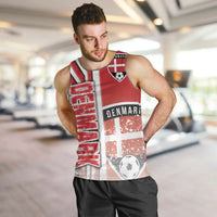 Denmark Football Men Tank Top Danish Dynamite Soccer - Road To Champion - Wonder Print Shop