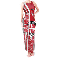 Denmark Football Tank Maxi Dress Danish Dynamite Soccer - Road To Champion - Wonder Print Shop