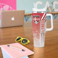 Denmark Football Tumbler With Handle Danish Dynamite Soccer - Road To Champion - Wonder Print Shop