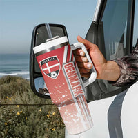 Denmark Football Tumbler With Handle Danish Dynamite Soccer - Road To Champion - Wonder Print Shop