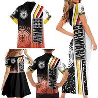 Germany Football Family Matching Short Sleeve Bodycon Dress and Hawaiian Shirt Die Mannschaft Soccer - Road To Champion - Wonder Print Shop
